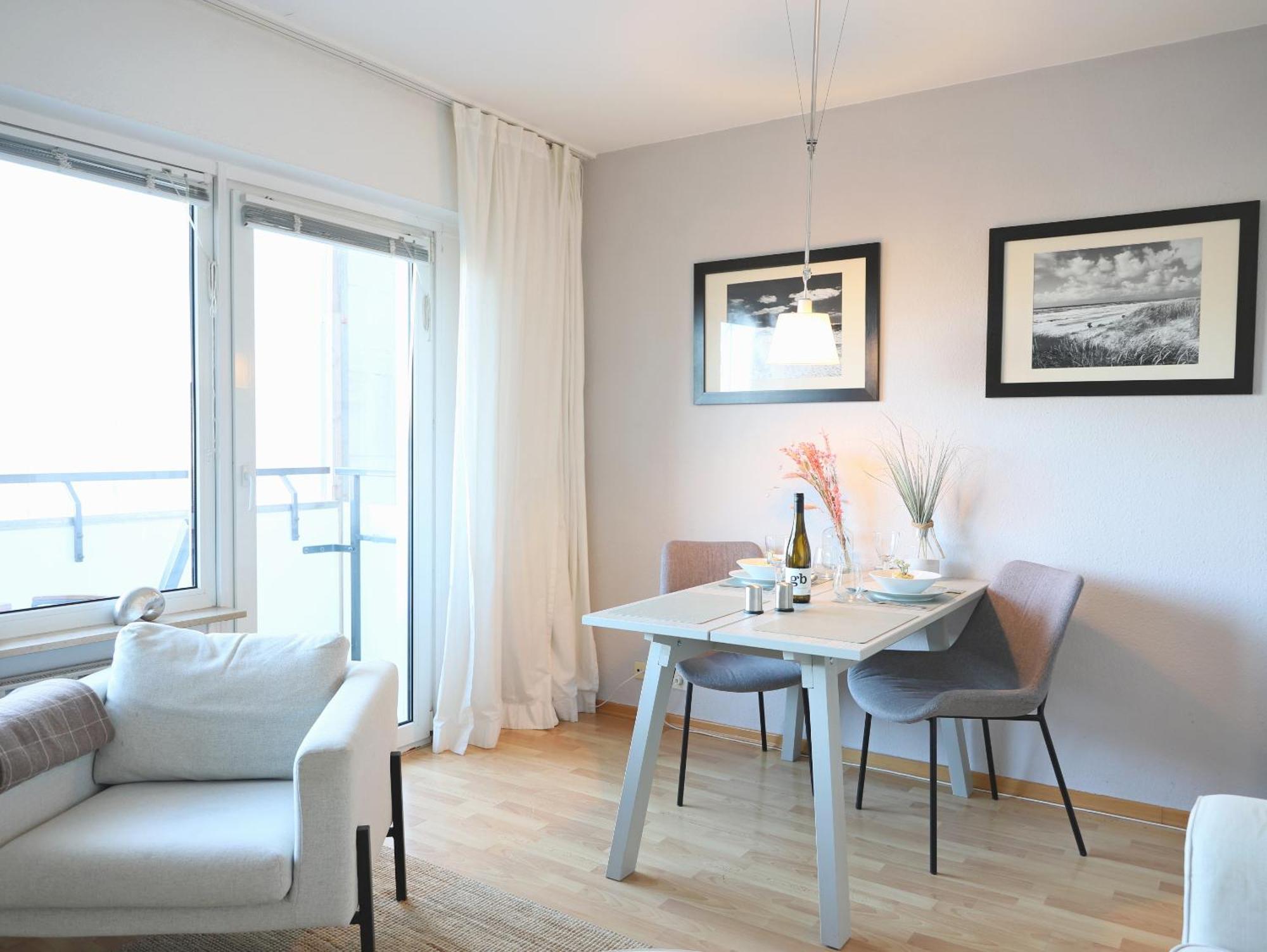 Modernes 2-Zimmer-Appartement Mit Balkon. Westerland Luaran gambar