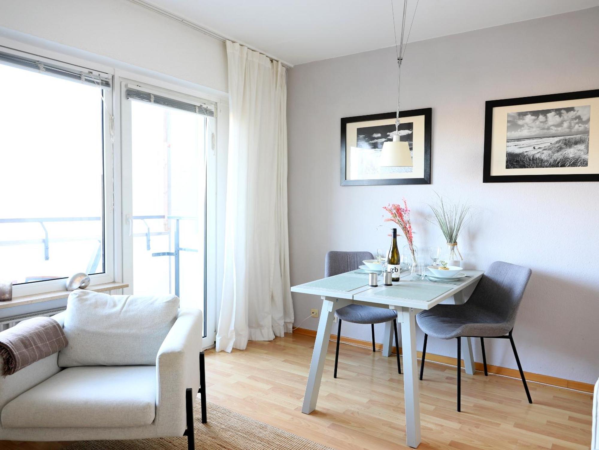 Modernes 2-Zimmer-Appartement Mit Balkon. Westerland Luaran gambar